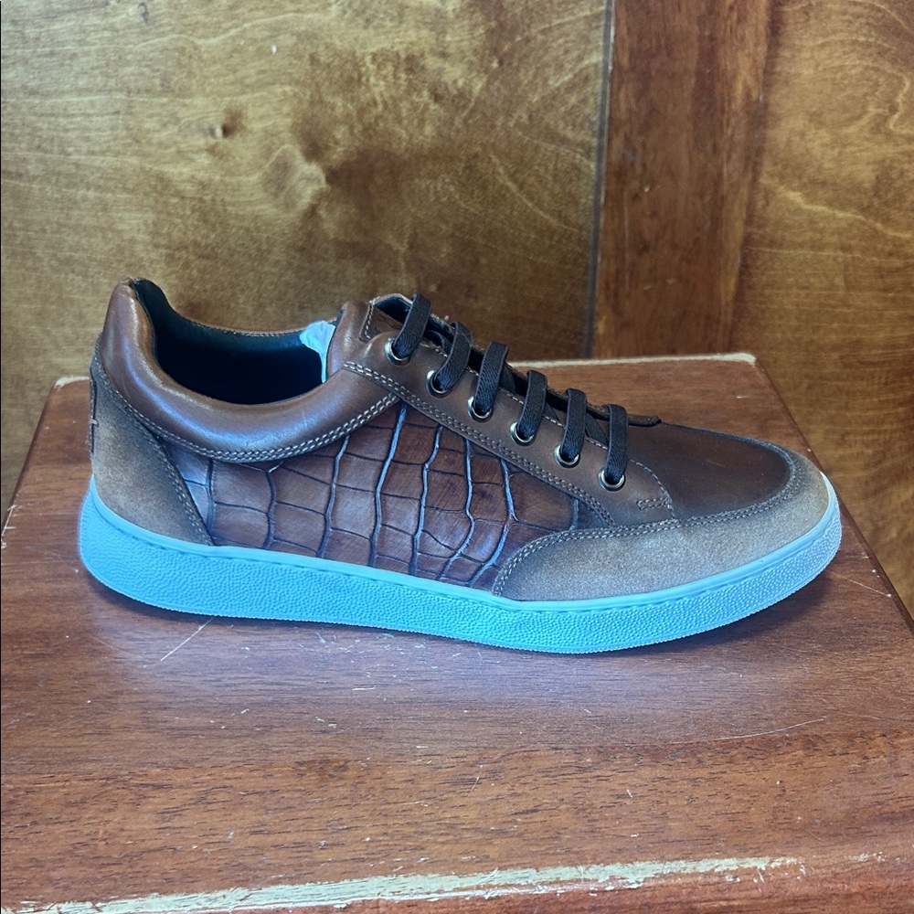 Martin Dingman Brown Leather Sneakers - Picture 2 of 6